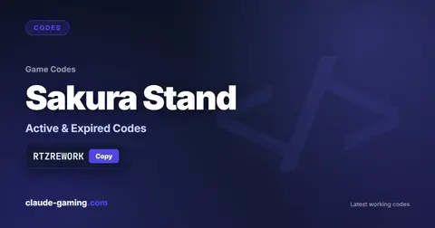 Sakura Stand codes