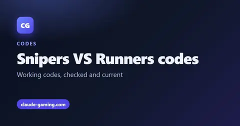 Snipers VS Runners codes