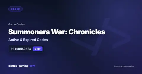 Summoners War: Chronicles codes