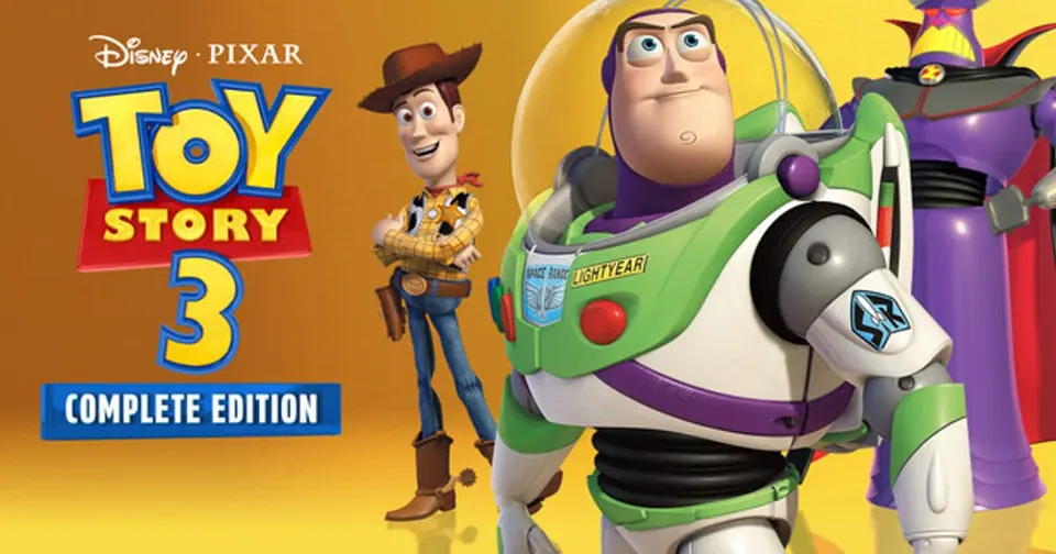 Official Steam key art for Disney/Pixar Toy Story 3 Complete Edition showing Woody, Buzz and Jessie